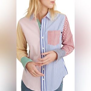 Alex Mill Wyatt Mixed Striped Button Down